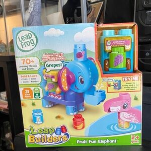 LeapFrog LeapBuilders Interactive Elephant Toy - Blue